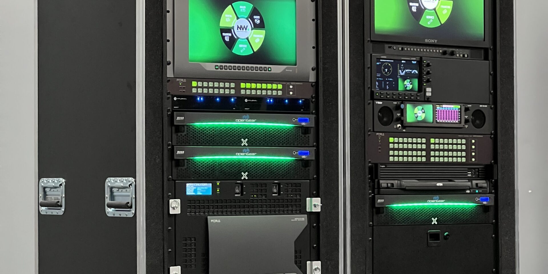 Touch Screen Rack Fly Rack Custom Rack Cases & Shock Mounts | Nationwide Case